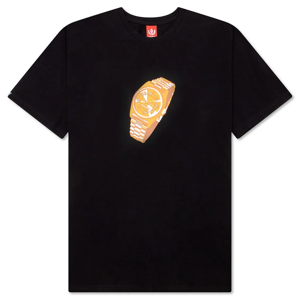 Fauxlex S/S Tee - Black