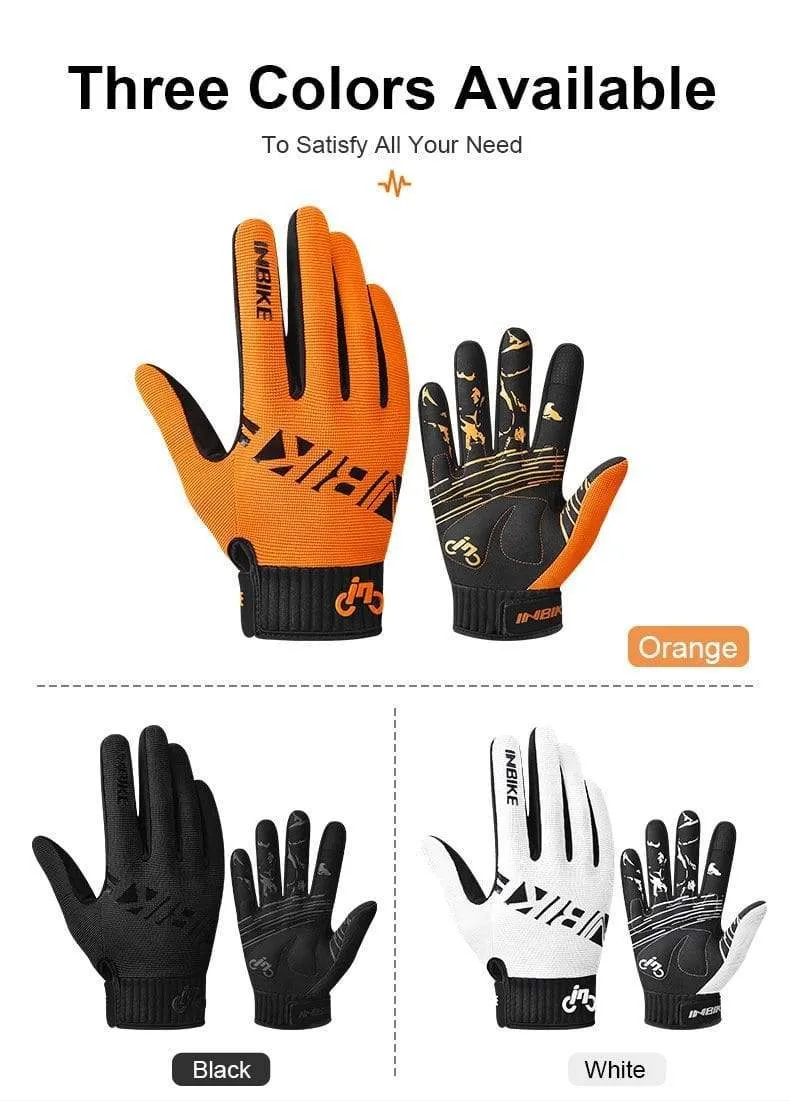 Finger MTB Gloves Touch Screen Cycling Gloves Anti-slip Bicycle Gloves For Men Women Sport Motorcycle MTB Bike Glove