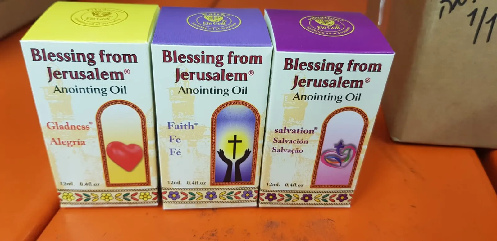 Gift from Israel Anointing Oil Salvation from the Land of the Bible 12 ml - 0.4 oz