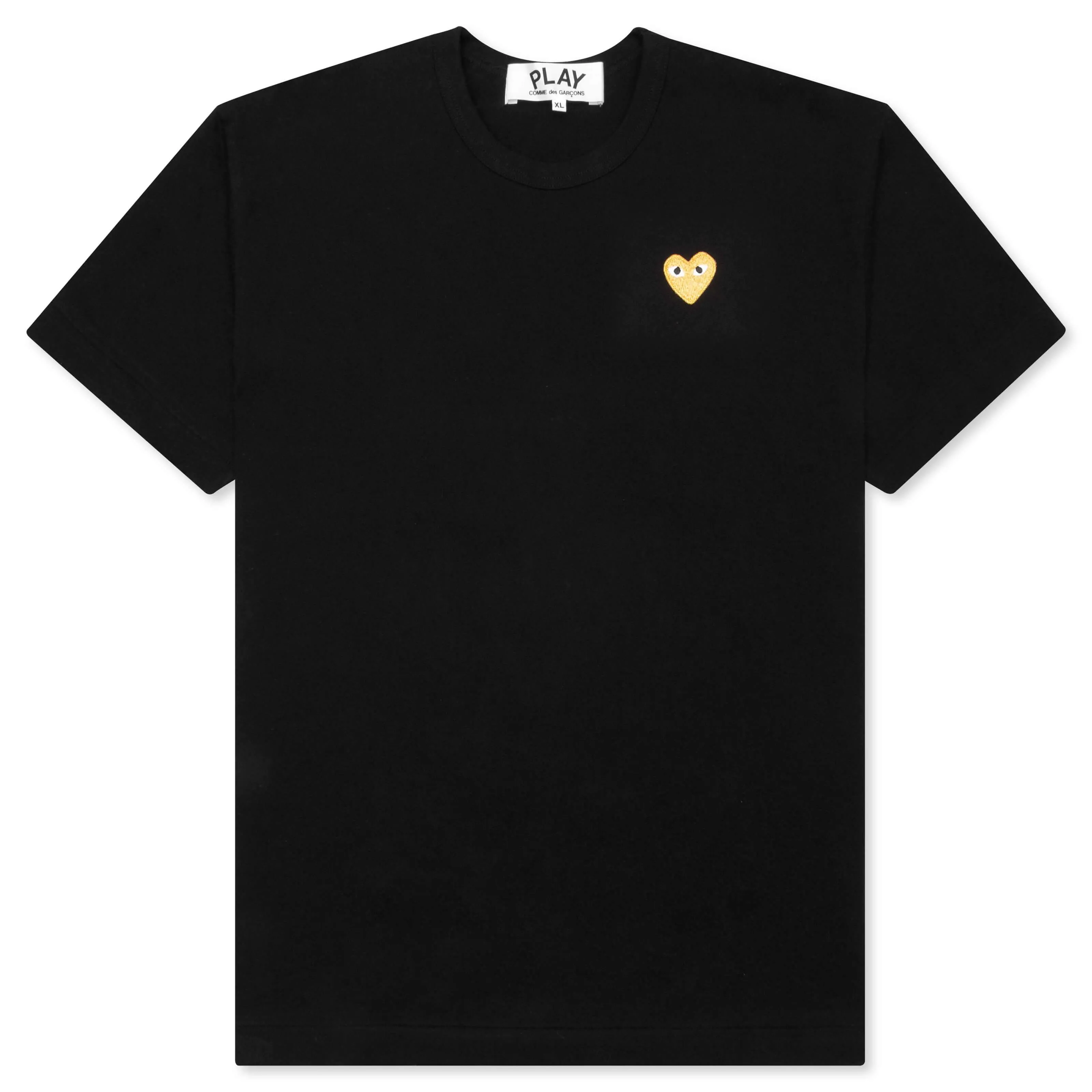 Gold Heart T-Shirt - Black