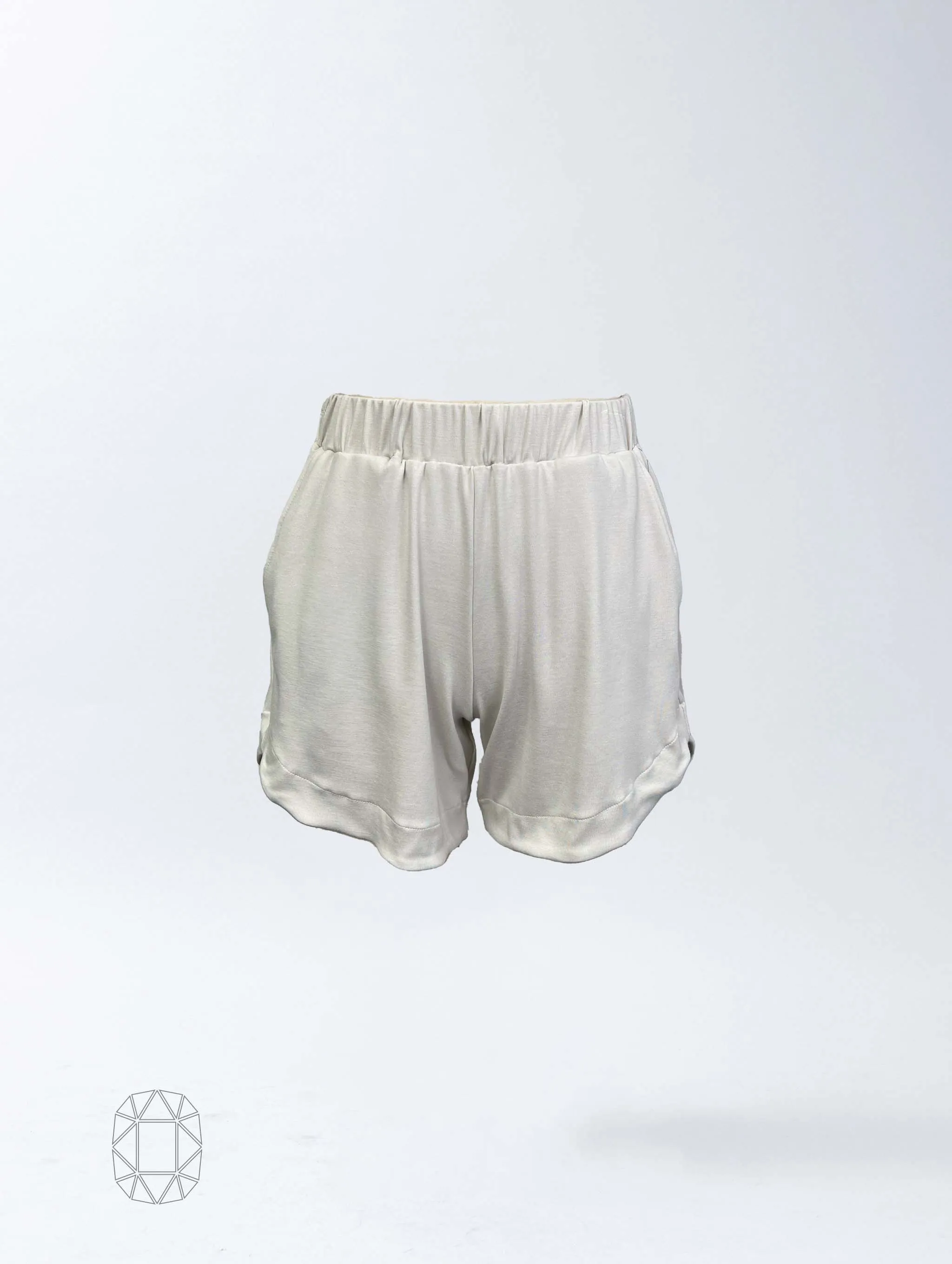 Havana Short - Antique White Soft Ponte