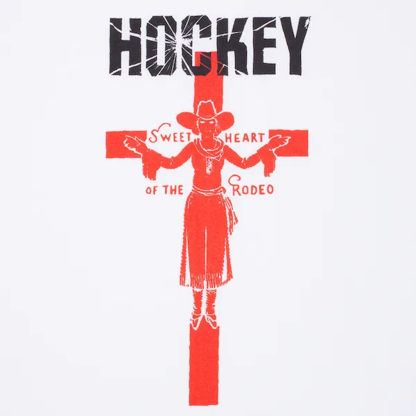 Hockey Sweet Heart Tee - White