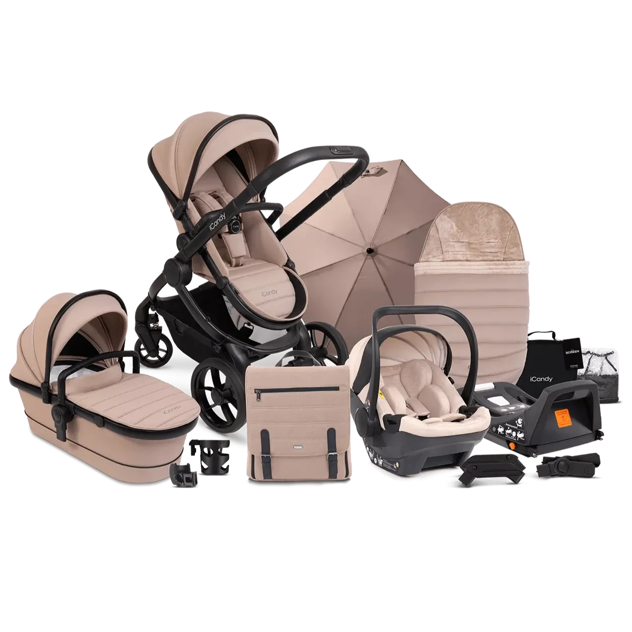 iCandy Peach 7 Cocoon Travel System Bundle - Cookie