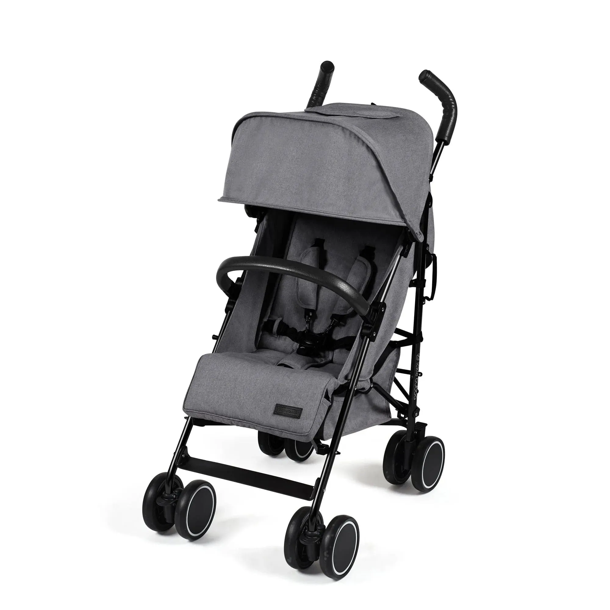 Ickle Bubba Discovery Stroller, Max Bundle - Matt Black / Graphite Grey / Black