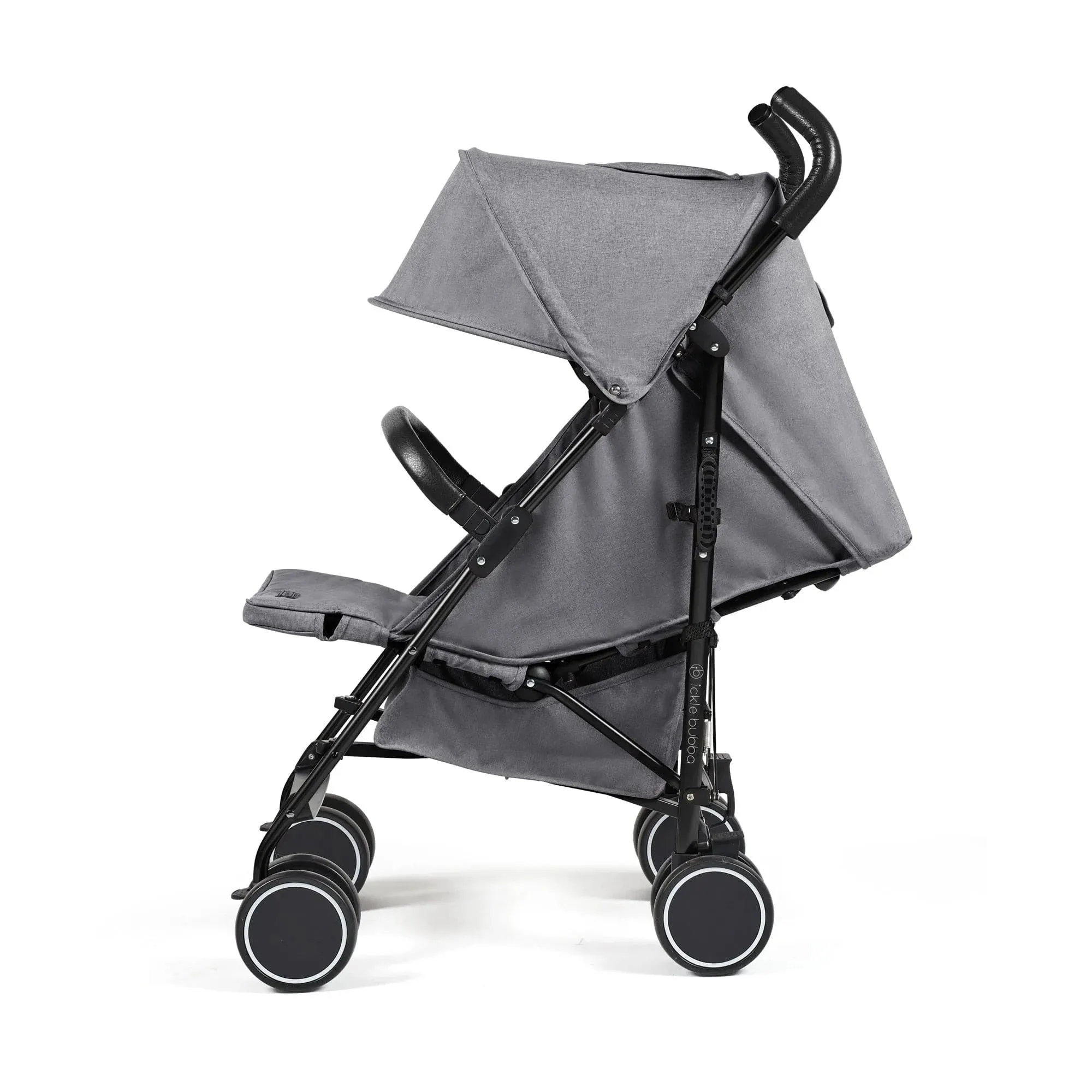 Ickle Bubba Discovery Stroller, Max Bundle - Matt Black / Graphite Grey / Black