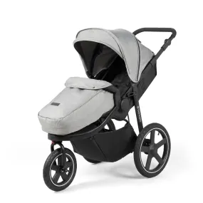 Ickle Bubba Venus Max Jogger Stroller - Black / Space Grey / Black