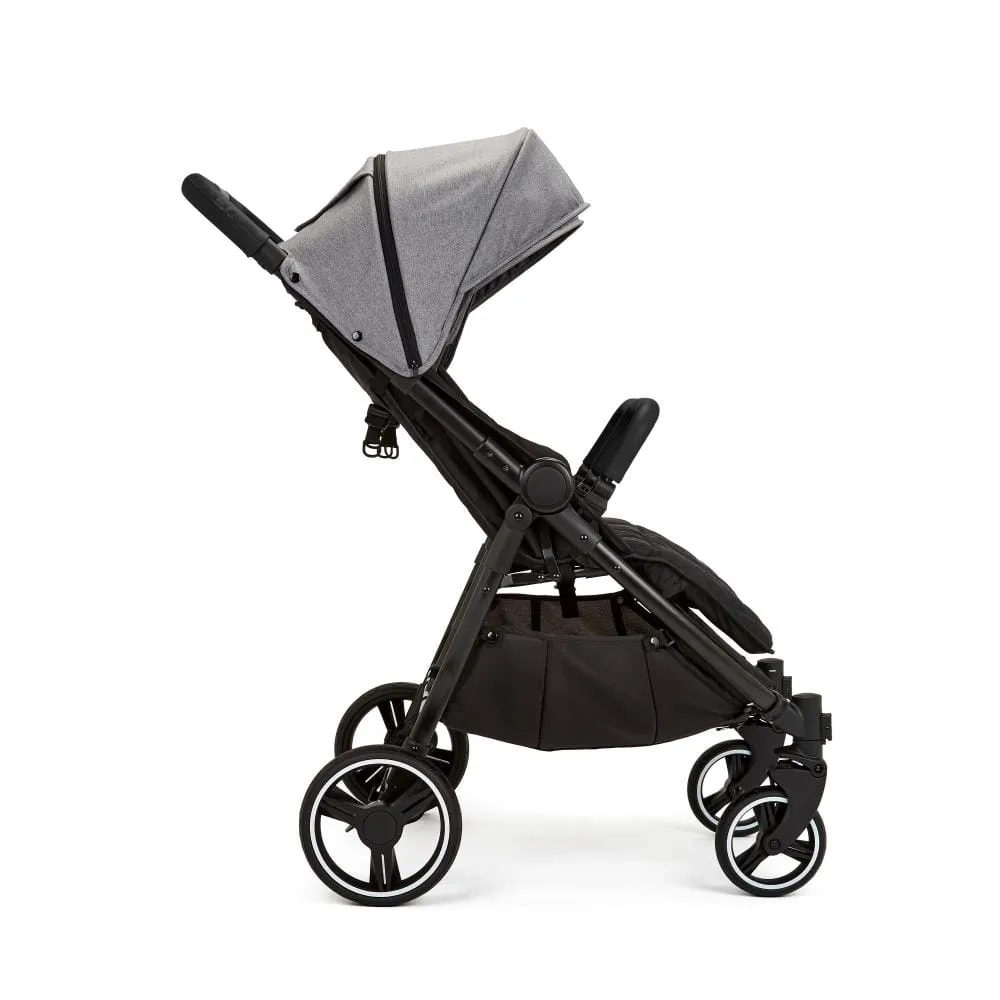 Ickle Bubba Venus Prime Double Stroller - Black / Space Grey / Black