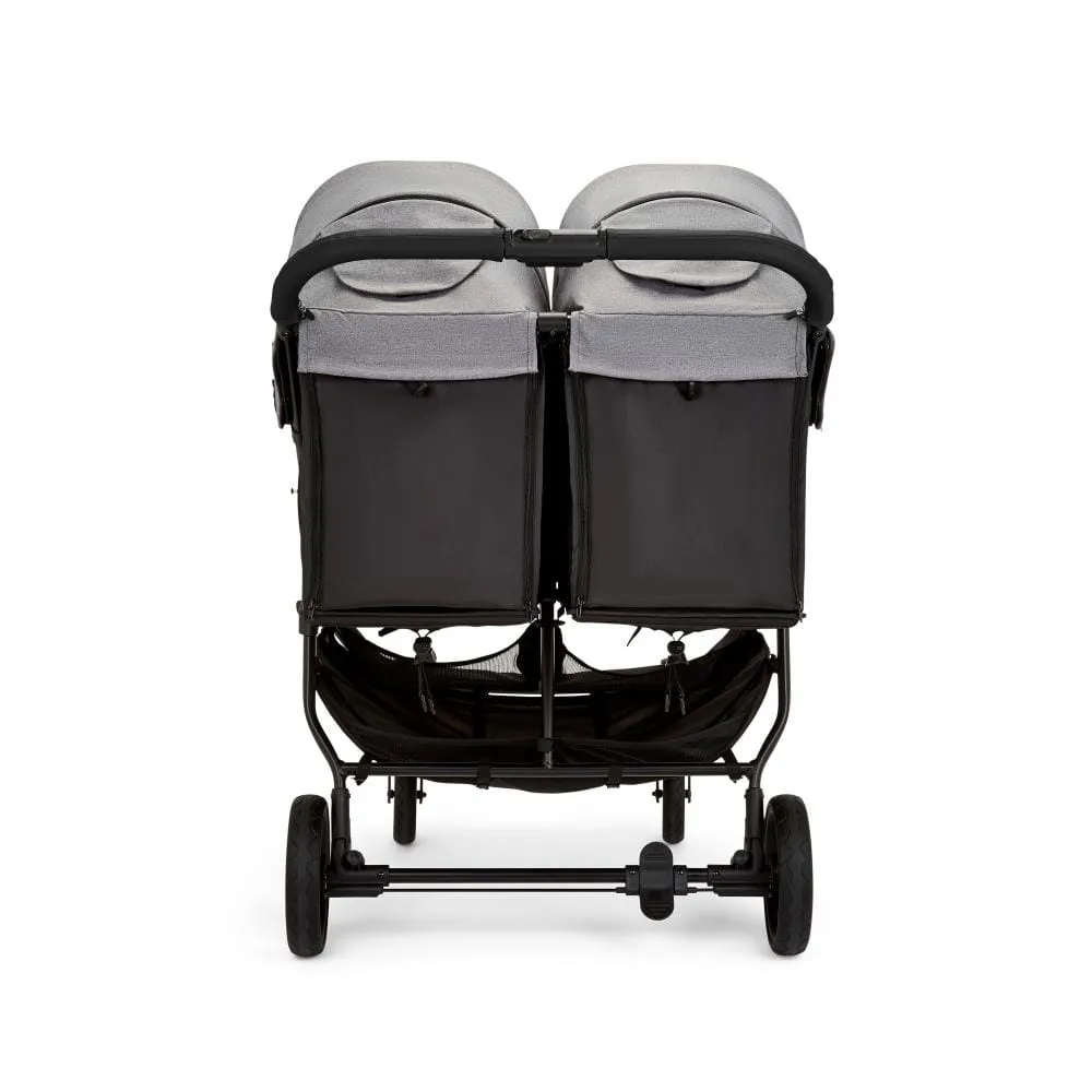 Ickle Bubba Venus Prime Double Stroller - Black / Space Grey / Black