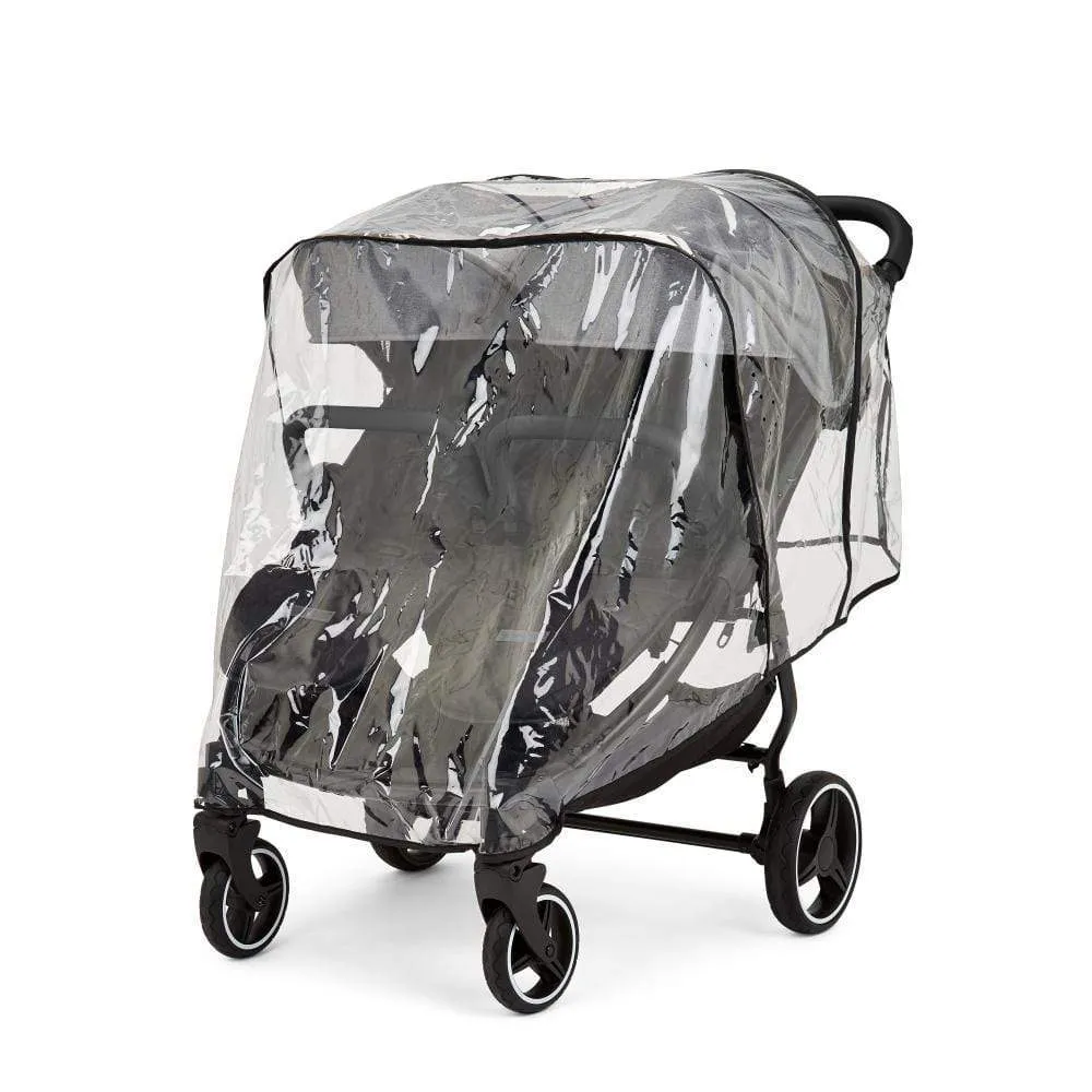 Ickle Bubba Venus Prime Double Stroller - Black / Space Grey / Black