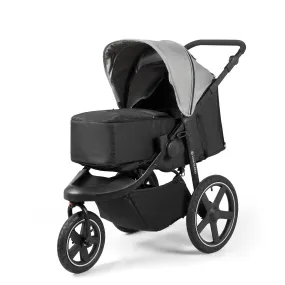 Ickle Bubba Venus Prime Jogger Stroller - Black / Space Grey / Black