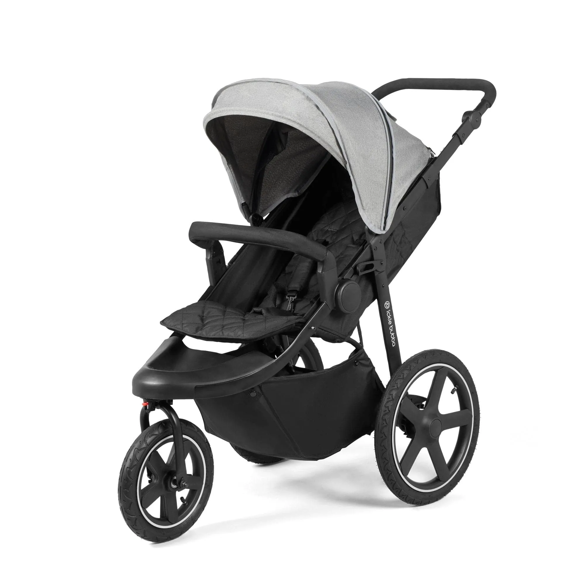 Ickle Bubba Venus Prime Jogger Stroller - Black / Space Grey / Black