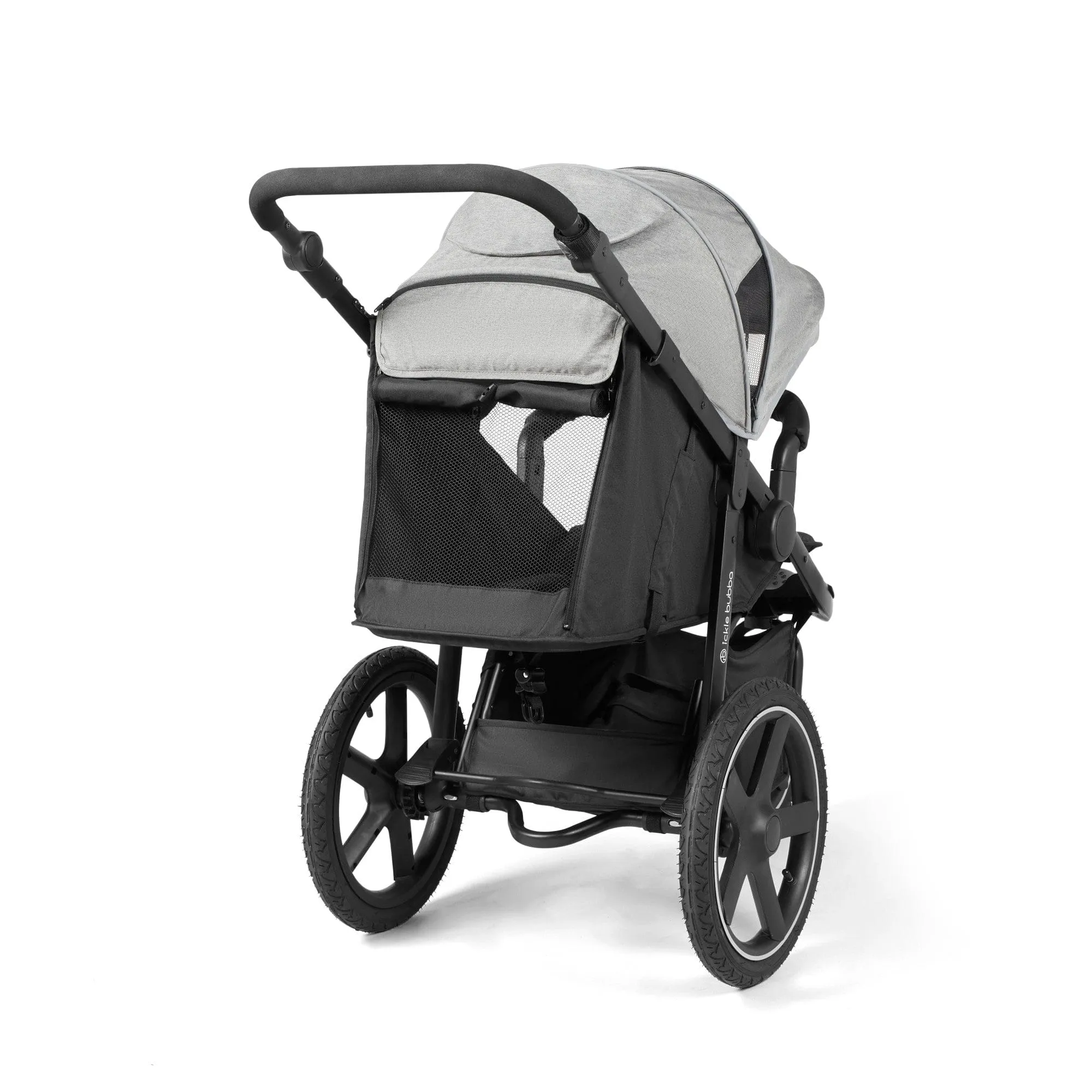 Ickle Bubba Venus Prime Jogger Stroller - Black / Space Grey / Black