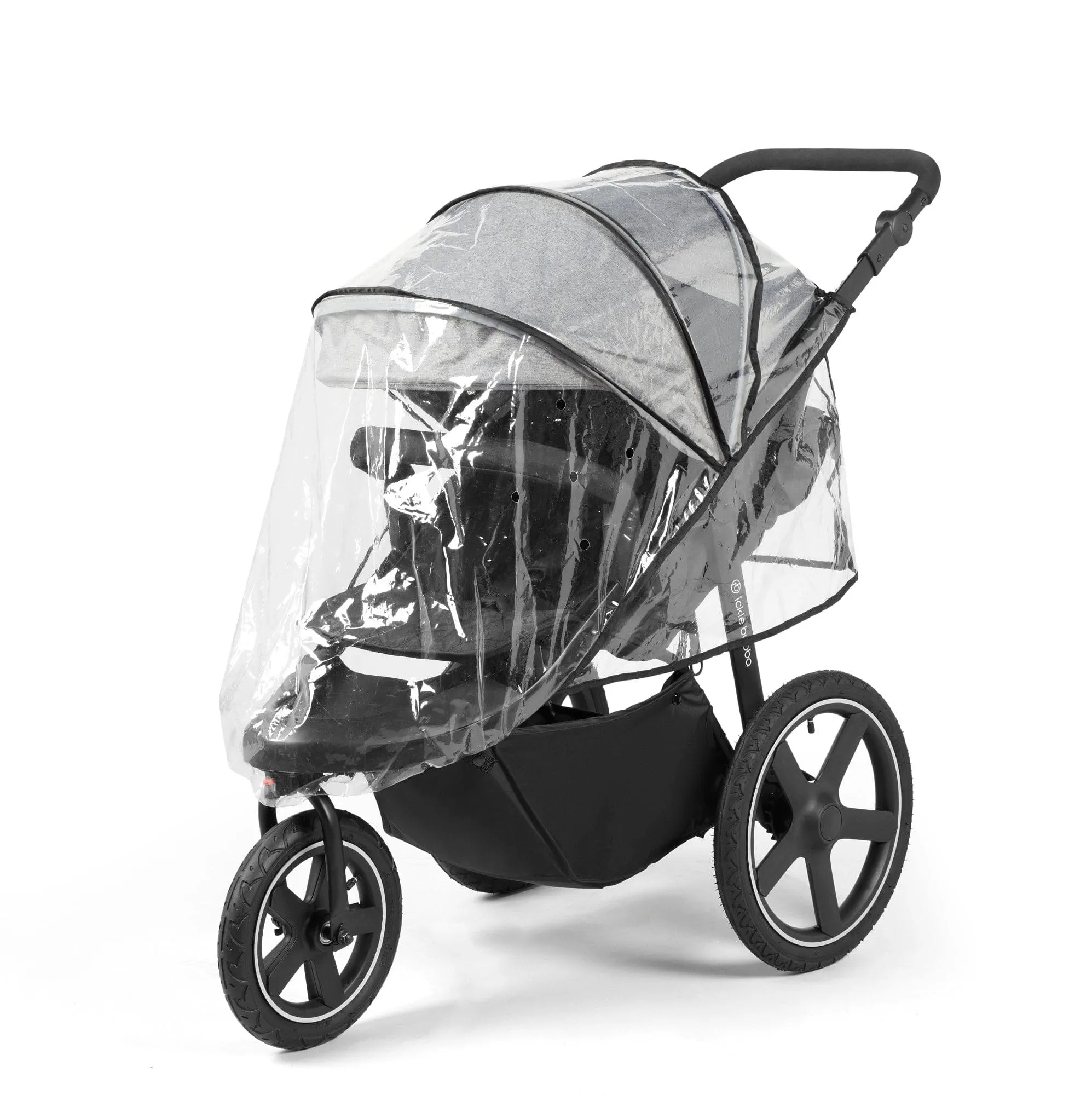 Ickle Bubba Venus Prime Jogger Stroller - Black / Space Grey / Black