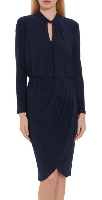 Jeanlee Jersey Dress Navy