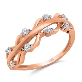 Kallati Diamond Eternal Ring in 14K Rose Gold