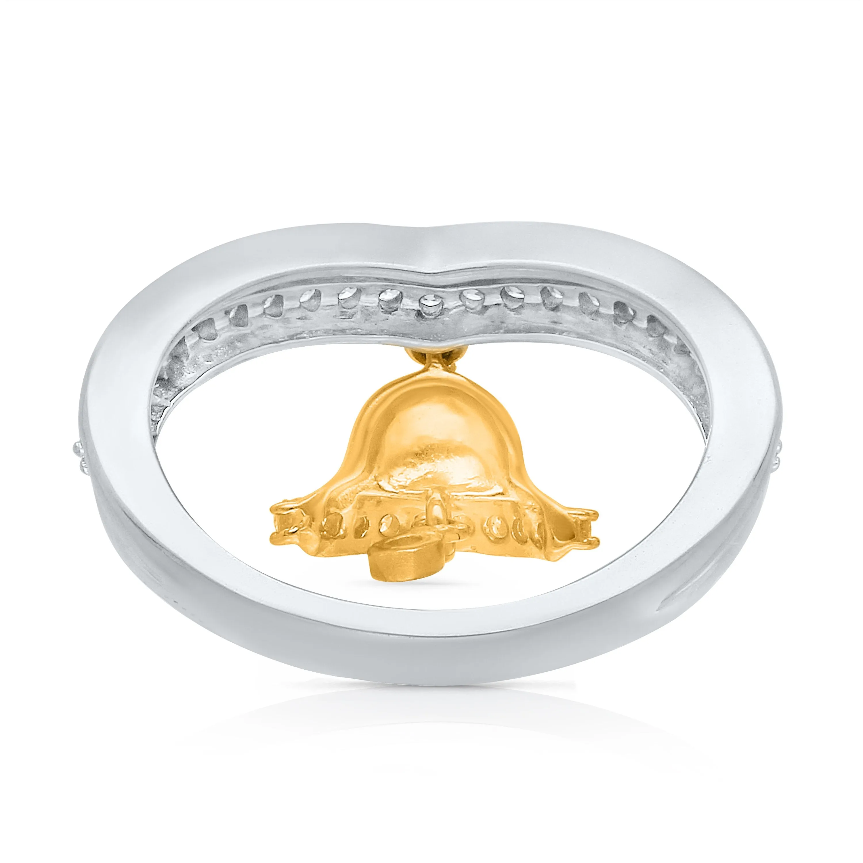 Kallati Eternal Diamond Ring in 14K Two-Tone Gold