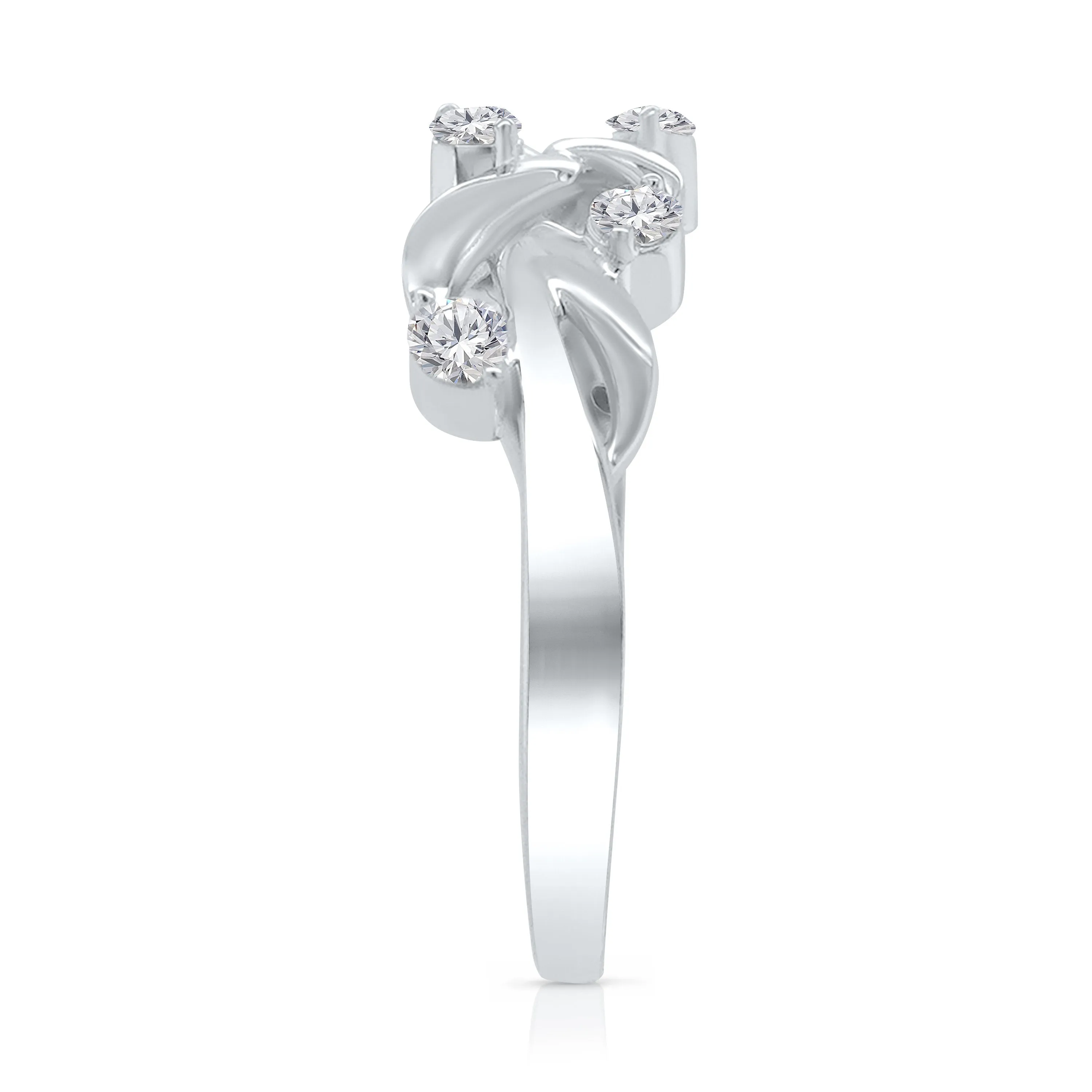 Kallati Eternal Diamond Ring in 14K White Gold