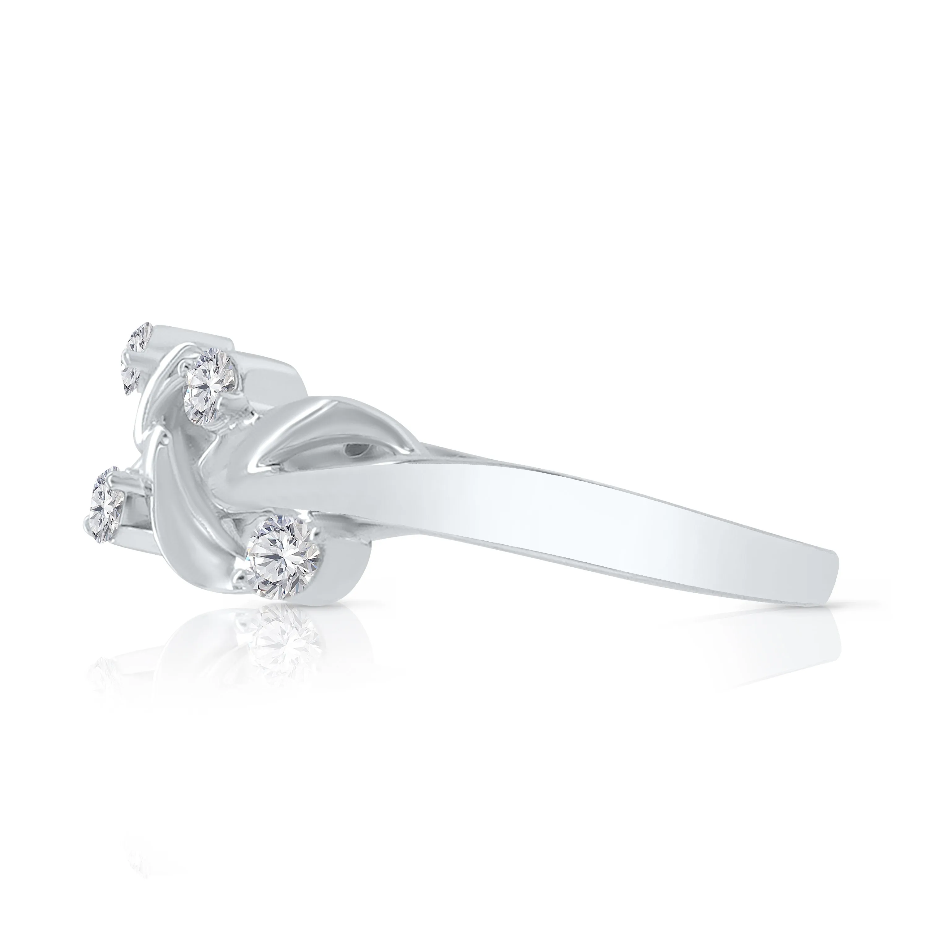 Kallati Eternal Diamond Ring in 14K White Gold