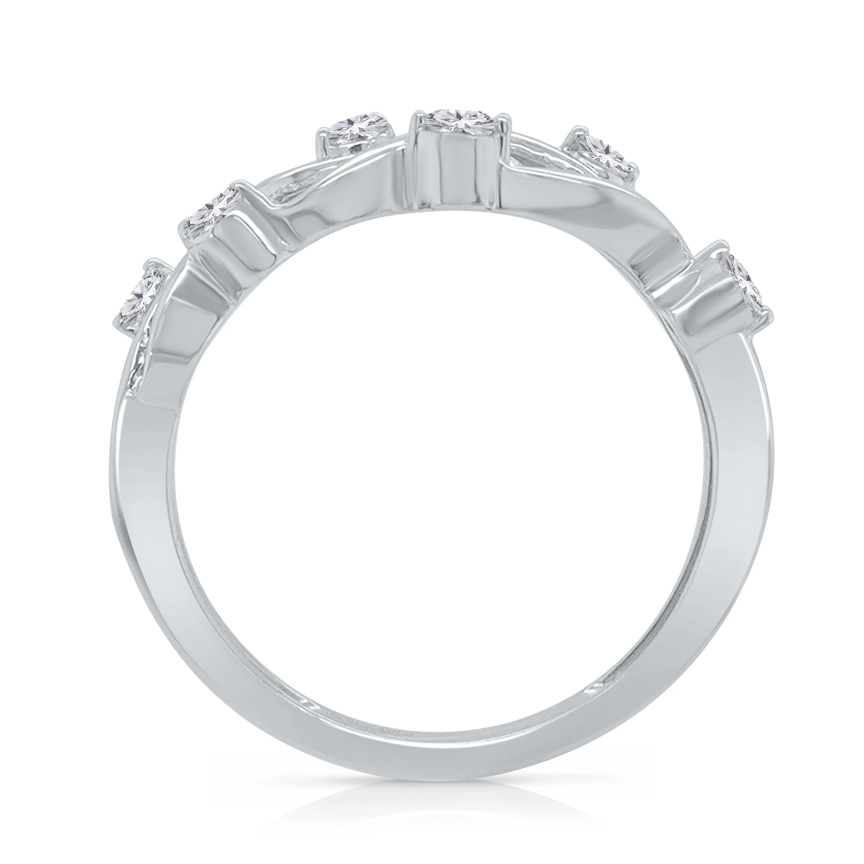 Kallati Eternal Diamond Ring in 14K White Gold