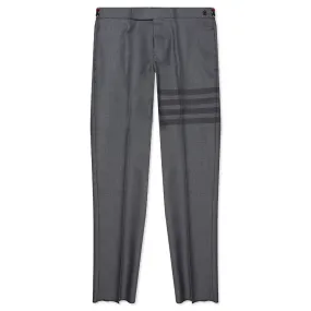 Low Rise Skinny Side Tab Trouser - Medium Grey