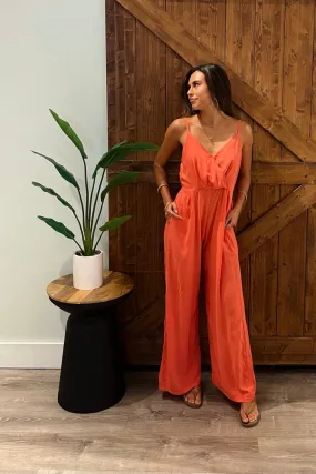 Manu Jumpsuit / Pink Coral