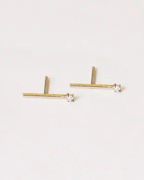 Matchstick Stud – White Diamond