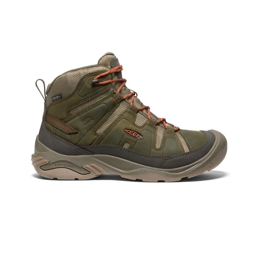 Men's Circadia Waterproof Boot  |  Dark Olive/Potters Clay