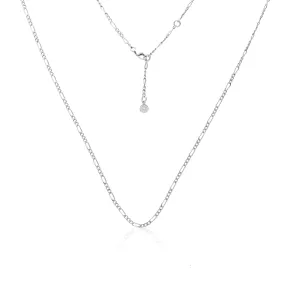 Men's Edit / Figaro Fine / Silver / Necklace