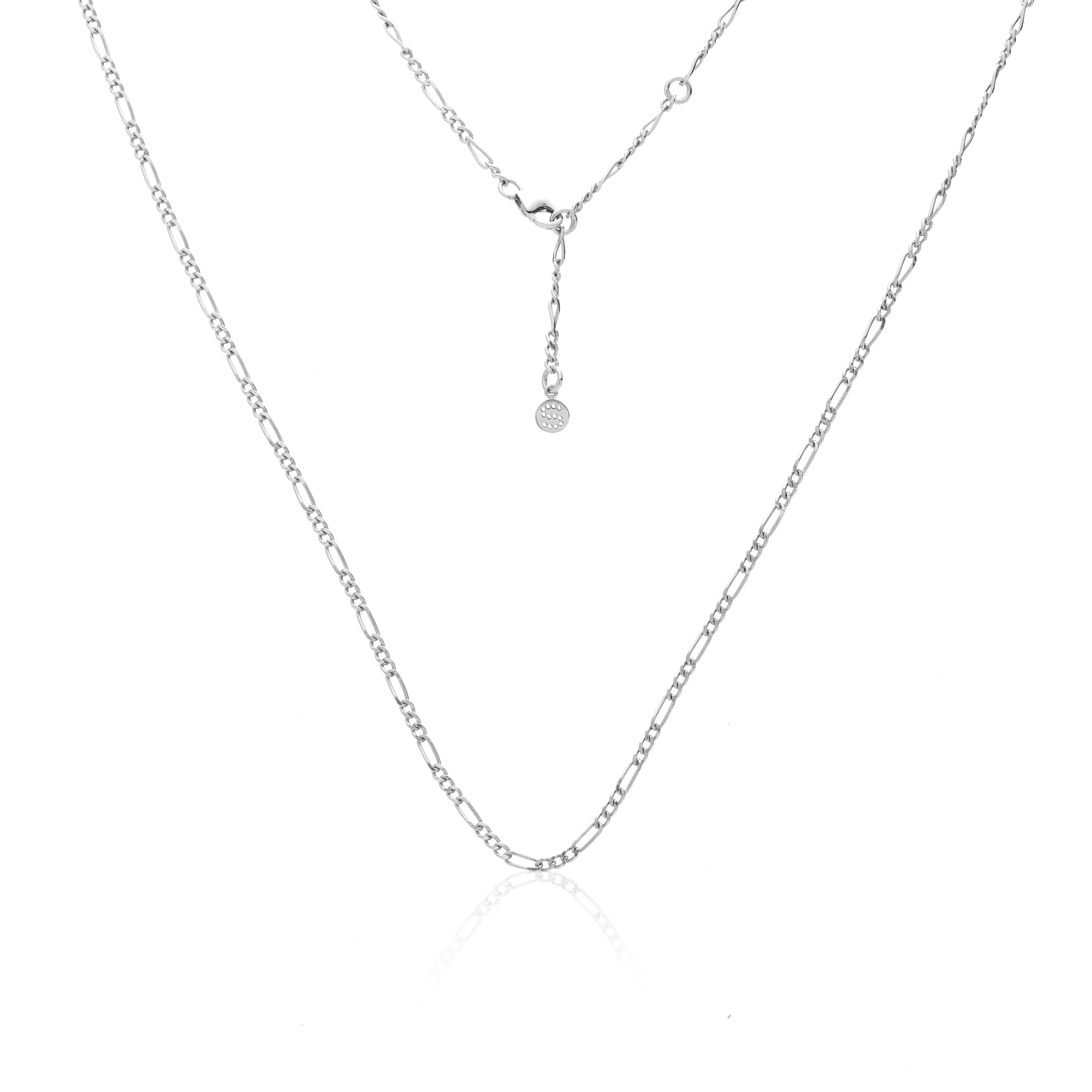 Men's Edit / Figaro Fine / Silver / Necklace