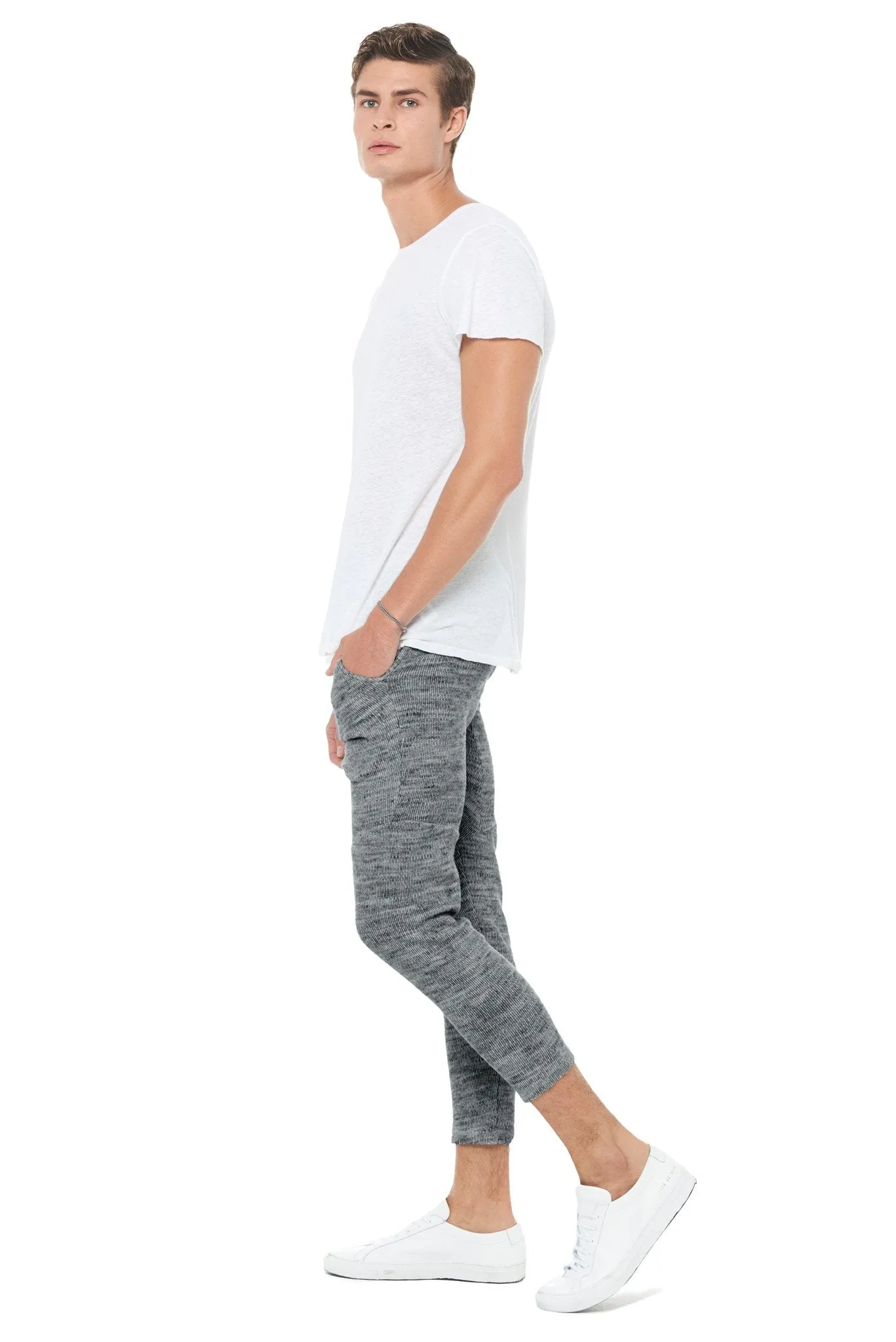 Men's Soft Knit Melange Jogger Pant