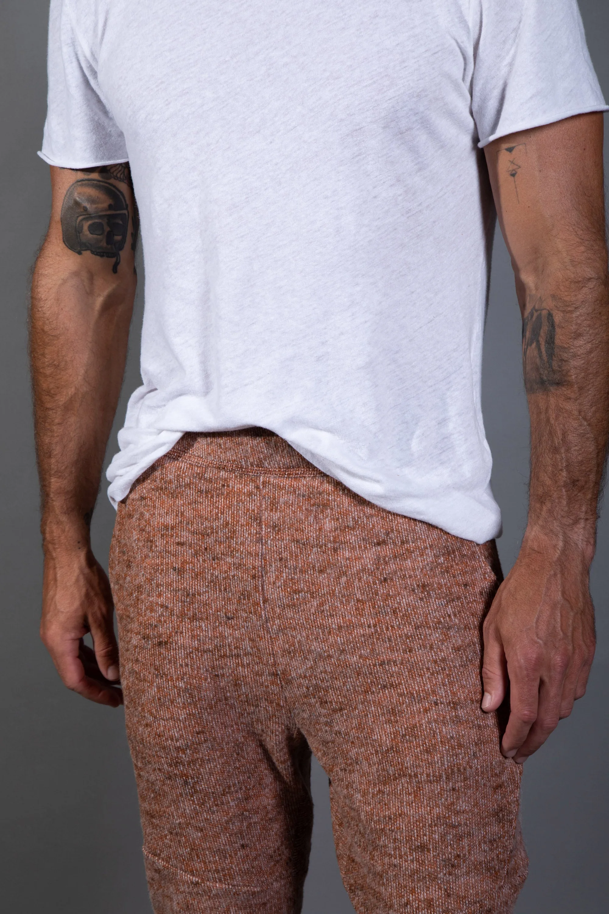 Men's Soft Knit Melange Jogger Pant