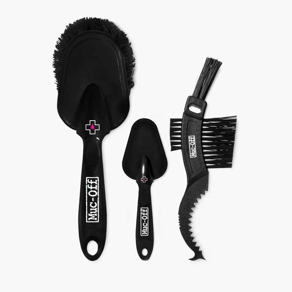 Muc-Off 3x Premium Brush Set