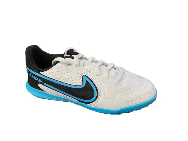 Nike Legend 9 Club TF DA1334-146 soccer shoe white-baltic blue-pink blast-black