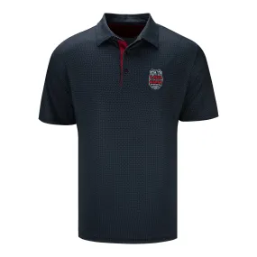 Ohio State Buckeyes 100th Year Bamboo Charcoal Checkers Black Polo