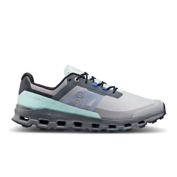 On Men's Cloudvista Trail Running Shoes - Alloy/Black