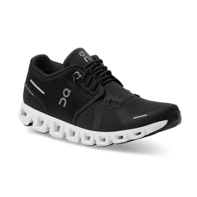 On Women's Cloud 5 Sneaker - Black/White