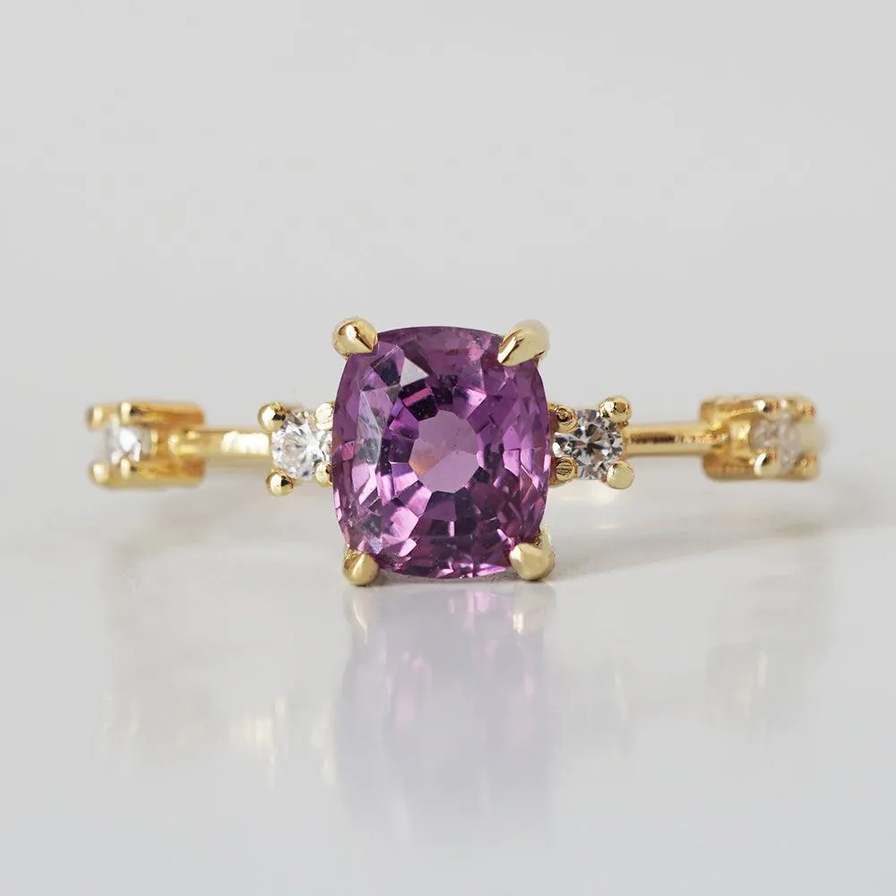 One Of A Kind: Violet Sapphire Ring