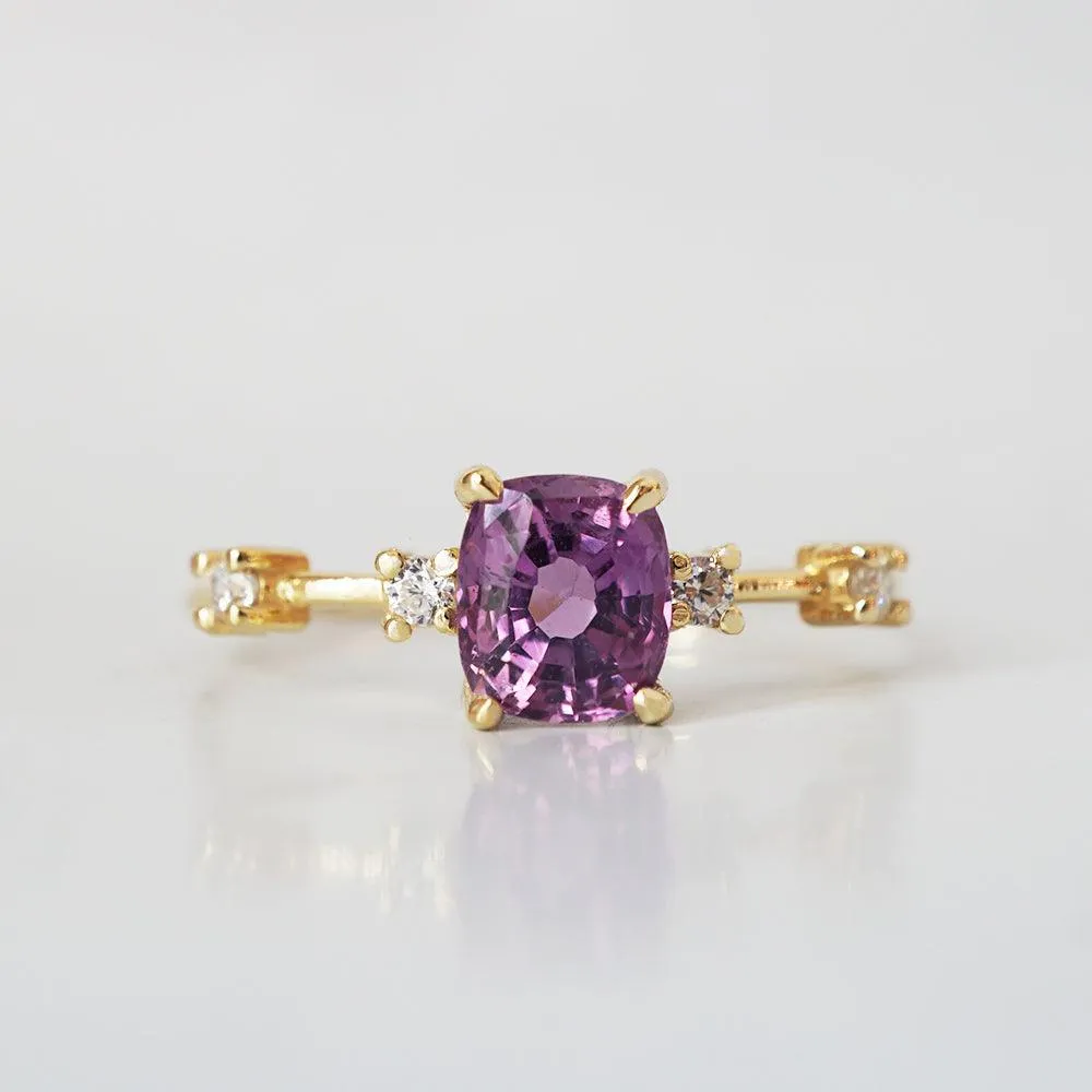 One Of A Kind: Violet Sapphire Ring