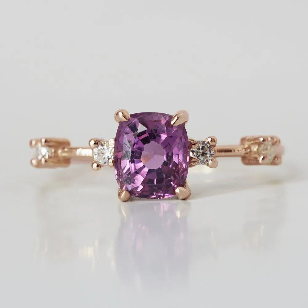 One Of A Kind: Violet Sapphire Ring