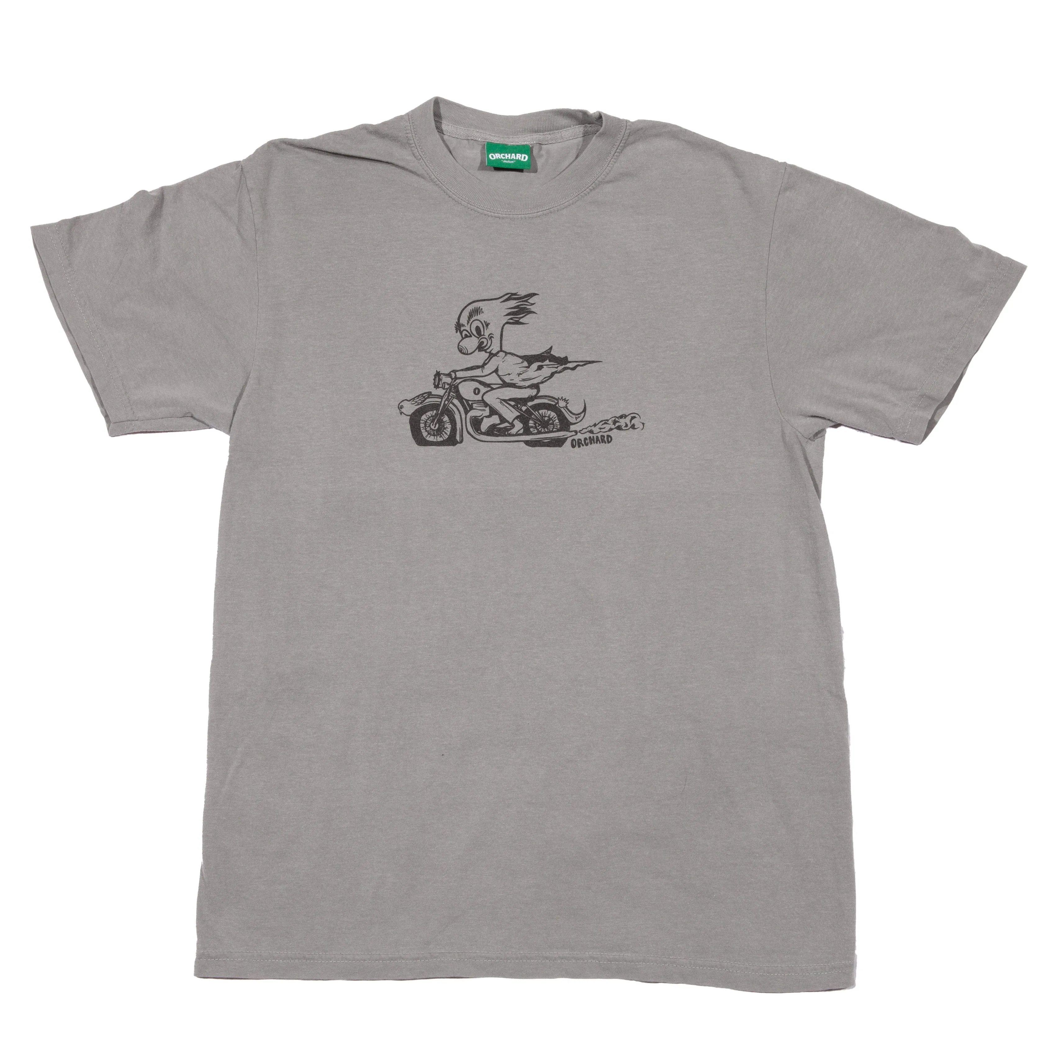 Orchard Motor Away Tee Granite Garment Dyed