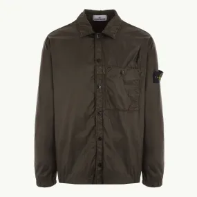 OVERSHIRT LINED NYLON OLIVE GREEN 5879