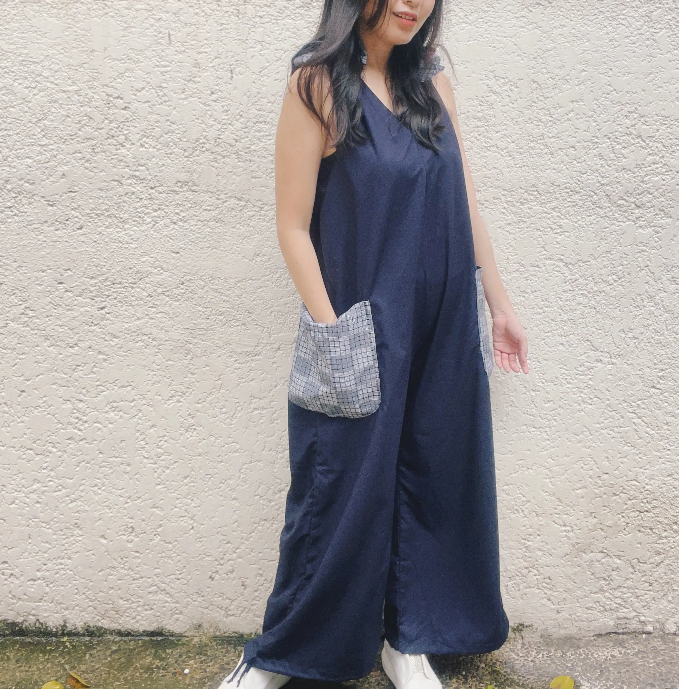 Pasyal Jumpsuit in Dark Navy