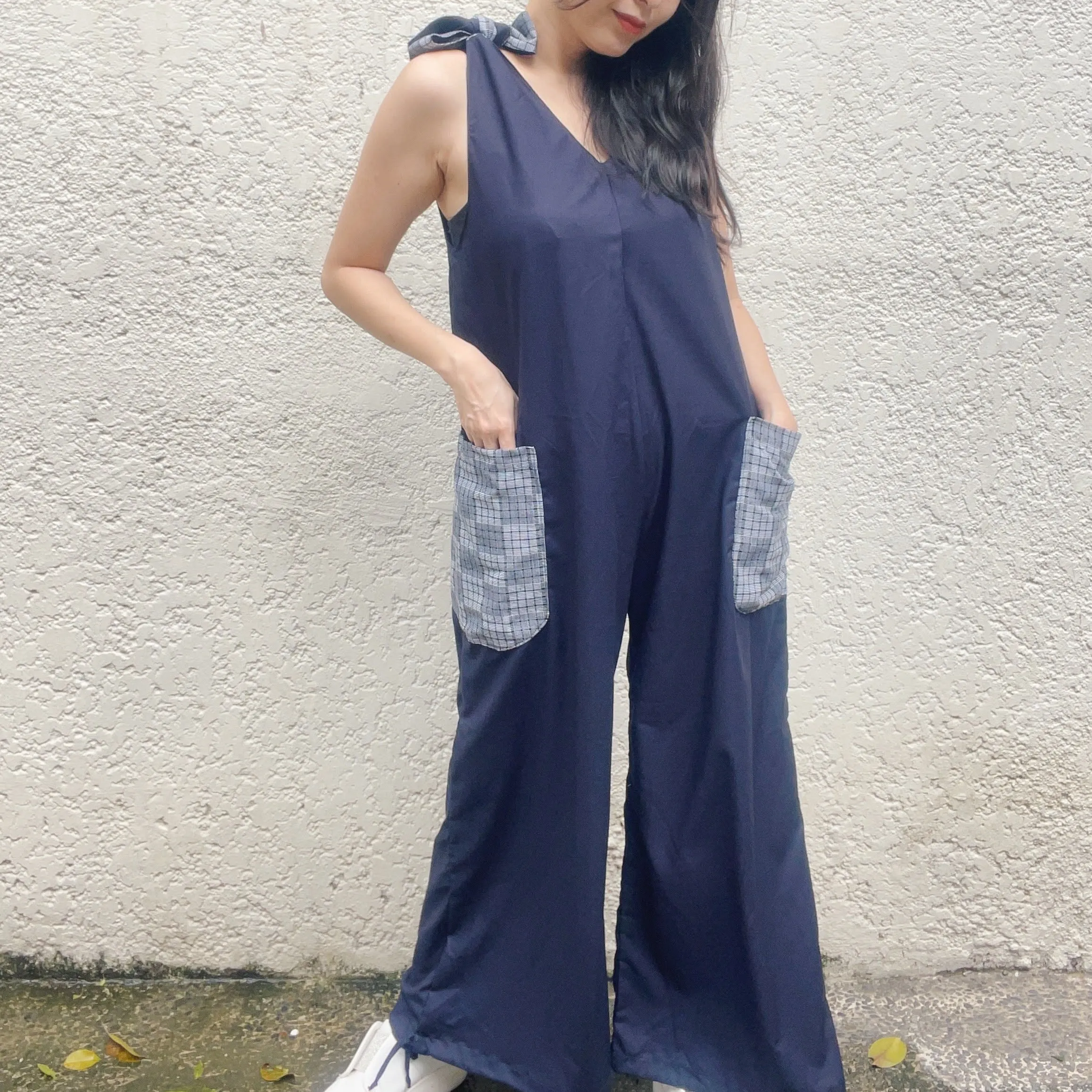 Pasyal Jumpsuit in Dark Navy