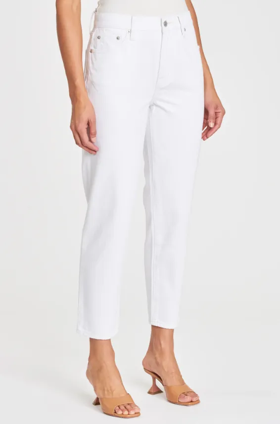 Pistola Presley H/R Relaxed Crop Jeans - Snowstorm - Final Sale 50% off