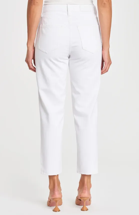 Pistola Presley H/R Relaxed Crop Jeans - Snowstorm - Final Sale 50% off