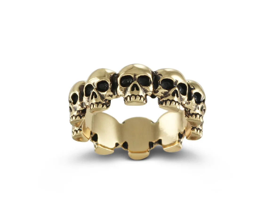 Ring Of Skulls - Bronze