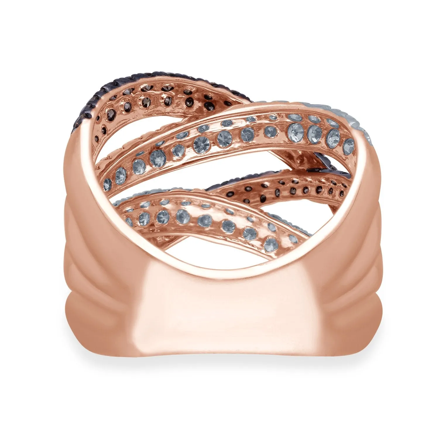 Rose Gold Coco & White Diamond Eternal Ring