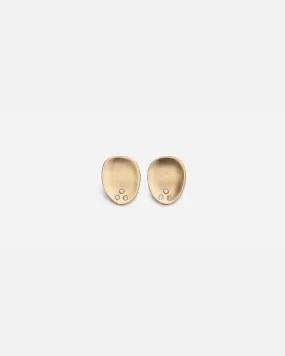 Sasa / White Diamond Studs