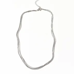 Shani Layered Necklace | Silver