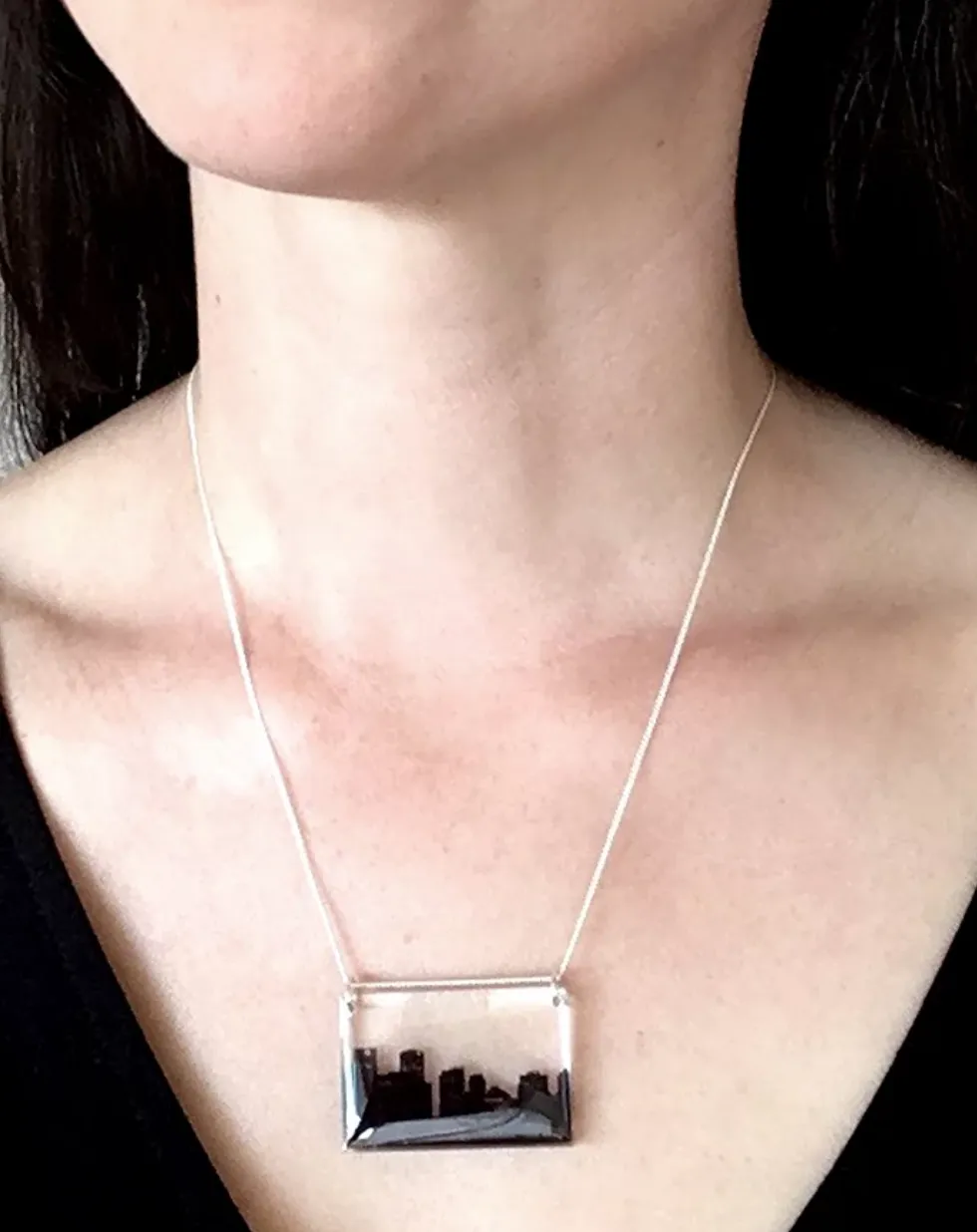 Side Camera Pendant Necklace